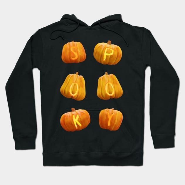 Stacked SPOOKY Jack o' lantern pumpkins (perfect for Halloween) Hoodie by F-for-Fab